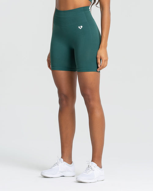 Power Seamless Cycling Shorts | Forest Green