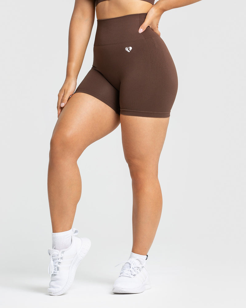 ALWAYS Women's Premium Super Soft Spandex Shorts Brown XS