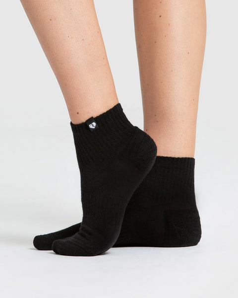 Women Quarter Socks- Black | Women's Best EU