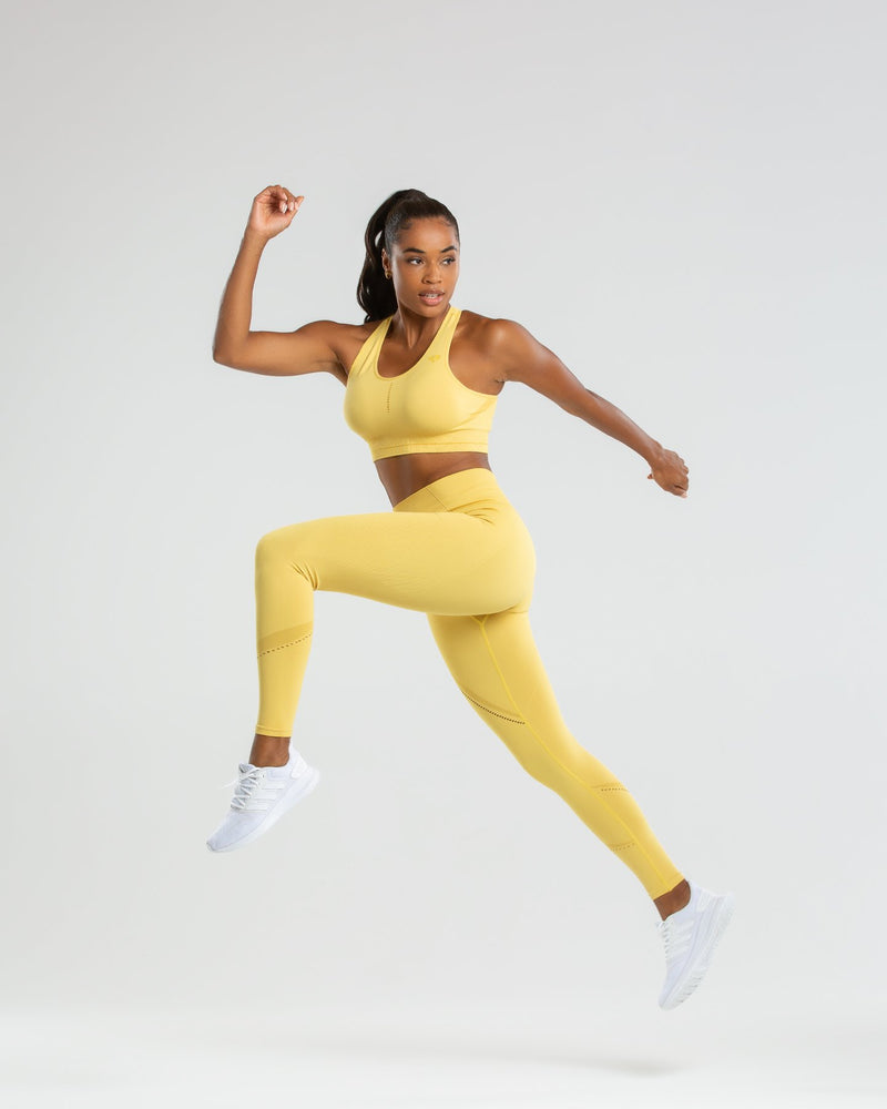 Yellow store yoga capris