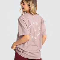 Comfort Oversized Short Sleeve T-Shirt | Taupe