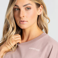 Comfort Oversized Short Sleeve T-Shirt | Taupe