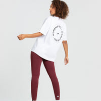 Comfort Oversized Short Sleeve T-Shirt | White