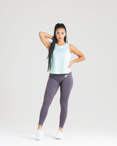 Power Seamless Leggings - Bleached Aqua